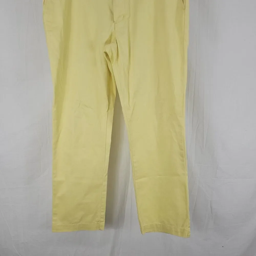 Vineyard Vines Men's Light Yellow Chinos